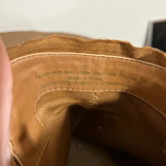 Dolce Vita Brown Faux suede fringe open toe booties size 11 - Picture 6 of 6